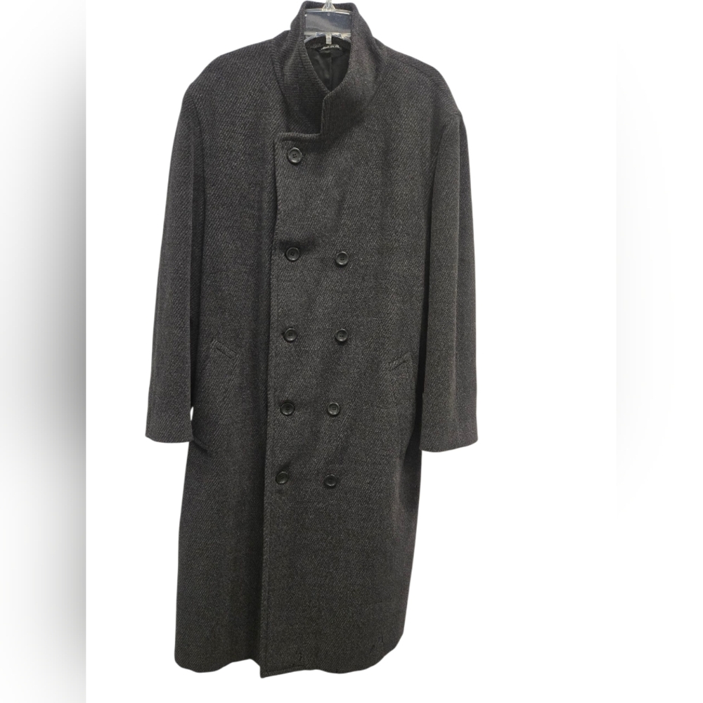 Canali Proposta Men’s Long‎ Wool Coat Italy SIZE 50